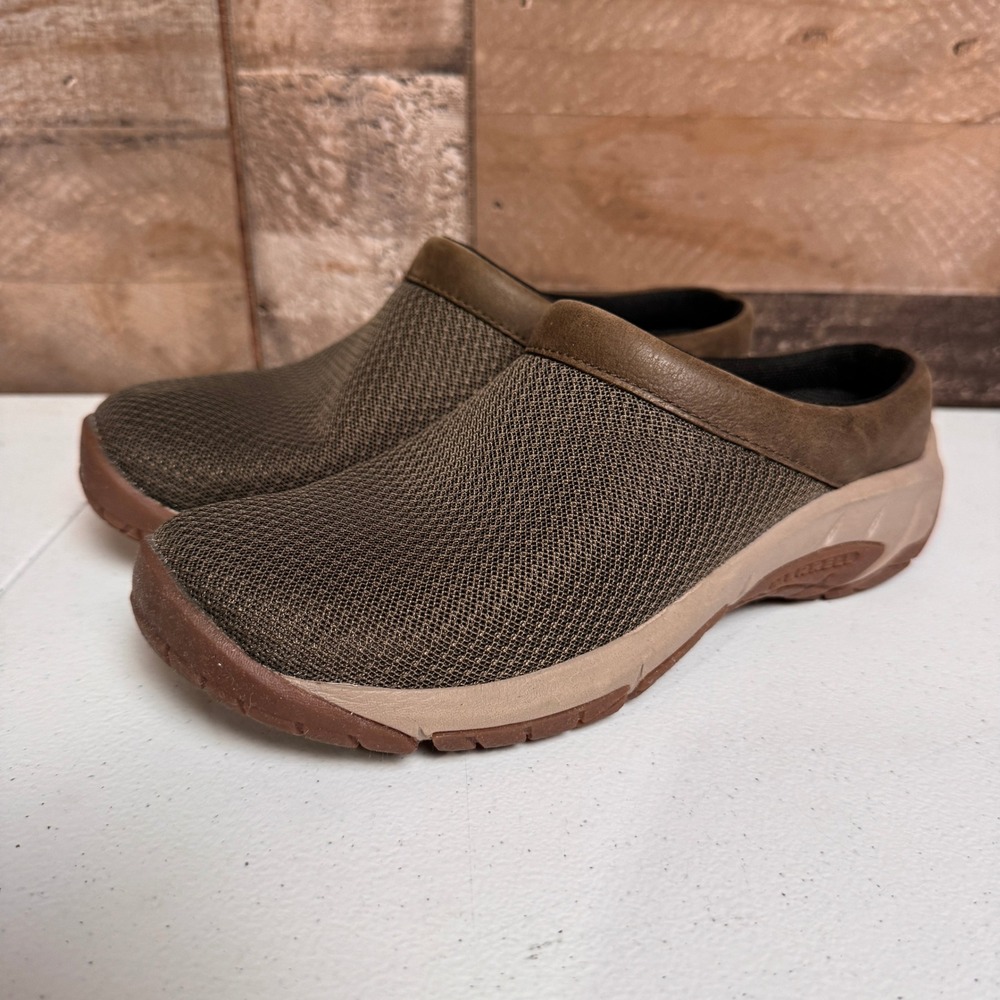 Merrell Clogs Womens 6.5 Olive Green Encore Breeze 4 J000558 Outdoor Slip On
